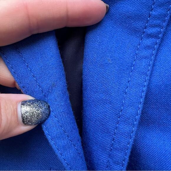 J.Crew schoolboy two button blazer blue SIZE 0 - Picture 3 of 10